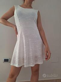 Vestito corto bianco