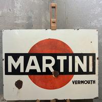 Insegna smaltata martini