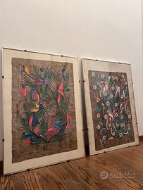 Due Quadri di Bali Originali Anni 60