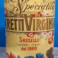 SCATOLA PUBBLICITARIA DI LATTA, VINTAGE