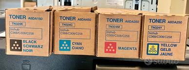 Set Toner Konica Minolta C368/C308/C258