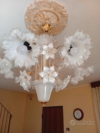 divano letto+lampadario