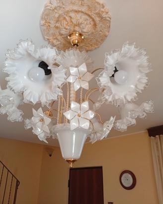 divano letto+lampadario