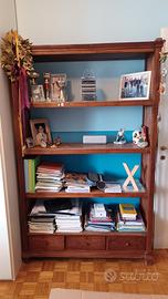 Libreria etnica in legno