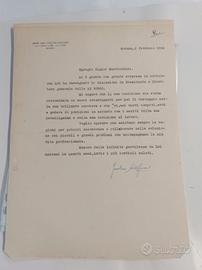 lettera 1964 Maserati giulio alfieri 