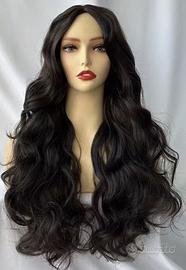 Parrucca  Capelli Lunghi Ondulati Ricci 66cm