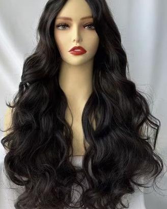 Parrucca  Capelli Lunghi Ondulati Ricci 66cm