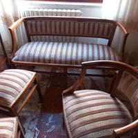 salottino vintage anni 50/60 in buone condizioni 