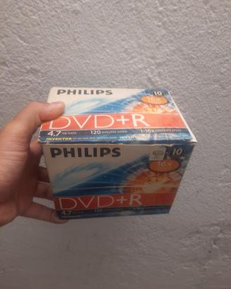DVD +R 4.7GB confezione 10pz  Philips 