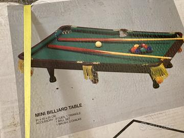 Gioco biliardo da tavolo