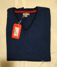 SLAM Maglia uomo scollo a V cotone e cashmere