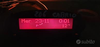 display peugeot 206 premux
