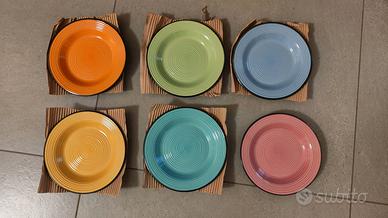 Set 6 piatti frutta o dessert