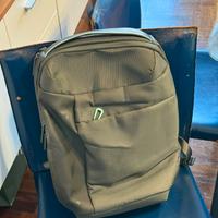 Zaino NAVA Porta PC Minimal Grigio & Verde Acqua