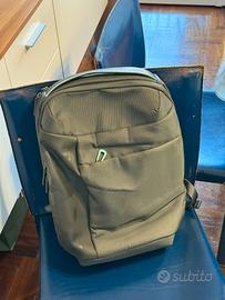 Zaino NAVA Porta PC Minimal Grigio & Verde Acqua