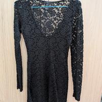 vestitino nero di pizzo taglia S