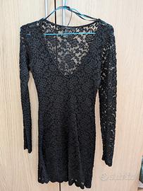 vestitino nero di pizzo taglia S
