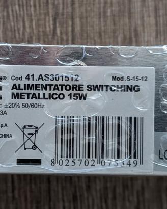 Alimentatore switching - Life 12 V, 15 W