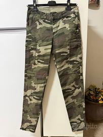 Pantaloni mimetici cargo donna