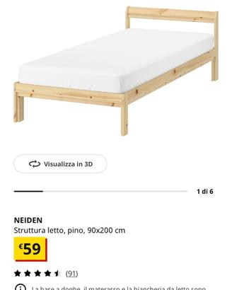 letto ikea neiden