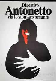 manifesto poster pubblicitario Antonetto A.Testa