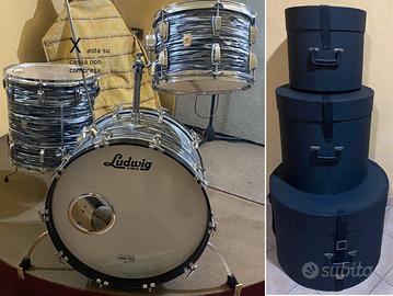 Batteria Ludwig Fab Four Black Oyster Pearl USA