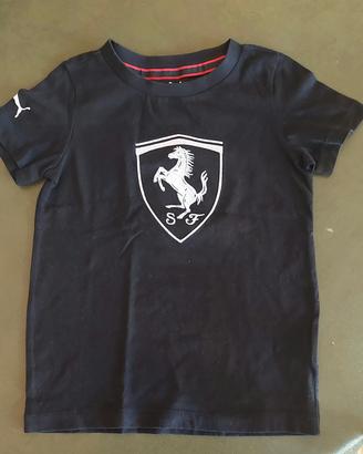 T-shirt Puma con logo Ferrari x Bambino 