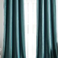 Set di 2 Tende in Velluto Verde Mare, Tende termic