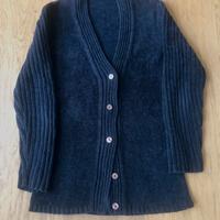 Cardigan in ciniglia blu