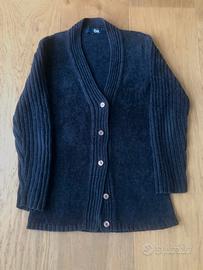 Cardigan in ciniglia blu