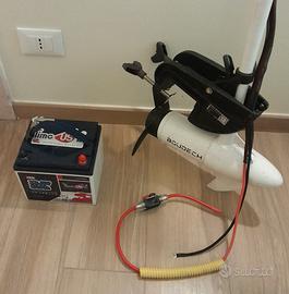 Motore elettrico barca da 62lbs con batteria Fe-Li
