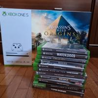 Xbox one s più giochi (alcuni sigillati)