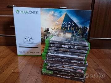 Xbox one s più giochi (alcuni sigillati)