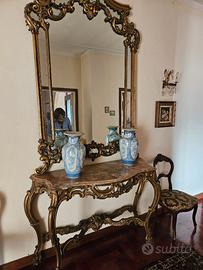 Consolle con specchio