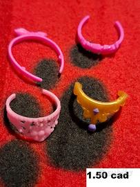 Accessori Barbie doll: corone e coroncine