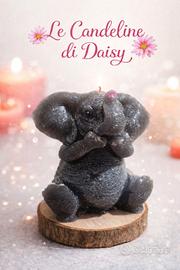 candela a forma di elefante non parlo