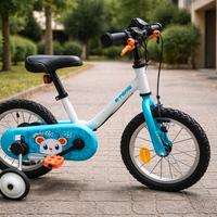 Bici Bambino B’Twin 14” con rotelle