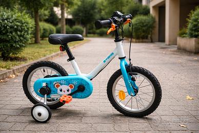 Bici Bambino B’Twin 14” con rotelle