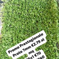 PRATO SINTETICO 7MM € 2.79 AL MQ PER ROTOLI INTERI