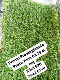 PRATO SINTETICO 7MM € 2.79 AL MQ PER ROTOLI INTERI