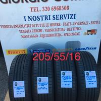 GOMME USATE 205/55/16 dot recenti disp Montagio