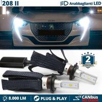 Lampade LED H7 Peugeot 208 2 Luci Bianche CANbus