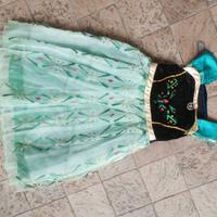 Costume Carnevale Anna Frozen o Principessa