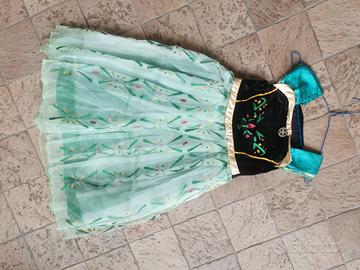 Costume Carnevale Anna Frozen o Principessa