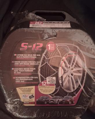 catene da neve S-12 per suv, 4x4, fuoristrada 