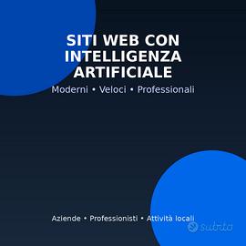 Siti web realizzati con Intelligenza Artificiale