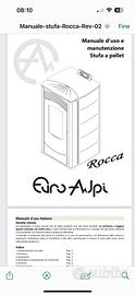 Stufa pellet Euro Alpi Rocca
