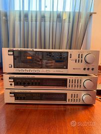 Trittico Teac amplificatore tuner registratore