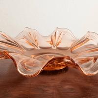 Piatto vetro 1930 con expertise 