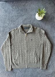 Ralph Lauren Cardigan Zip grigia - nuovo
